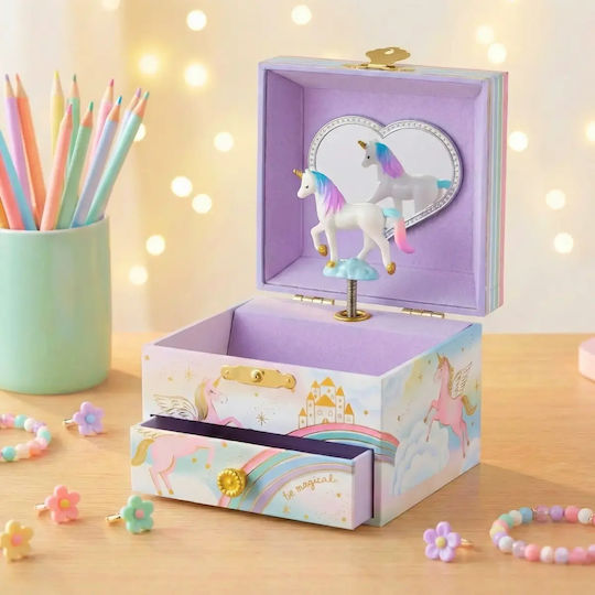 Unicorn Caseta De Bijuterii Pentru Copii