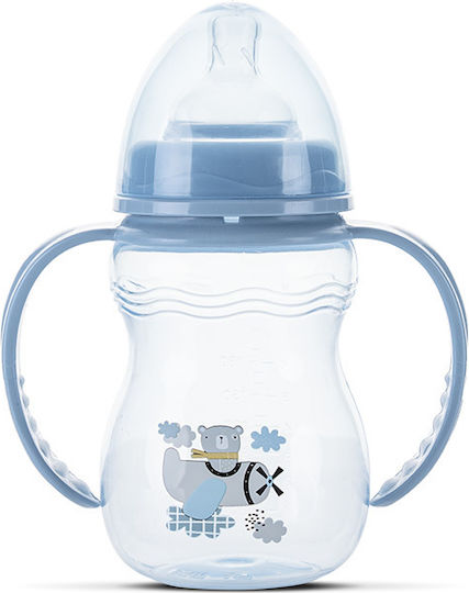 Lorelli Plastic Baby Bottle Anti-Colic With Silicone Teat Blue 250ml