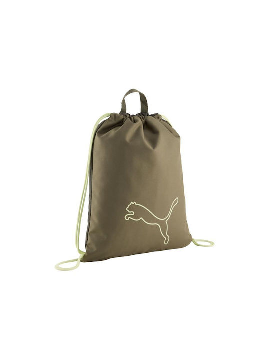 PUMA Ανδρική Τσάντα Πλάτης Γυμναστηρίου Πράσινη