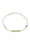 Mertzios.gr Kids Bracelet ID with Evil Eye & Cross