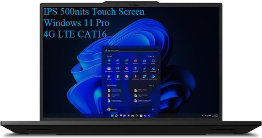 Lenovo ThinkPad P14s Gen 5 14" IPS FHD+ Touchscreen (Ryzen 5 Pro-8640HS/48GB/256GB SSD/Windows 11 Pro) (Английска (Великобритания) клавиатура)