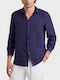 Short Sleeve Shirt in Regular Fit Light Blue
