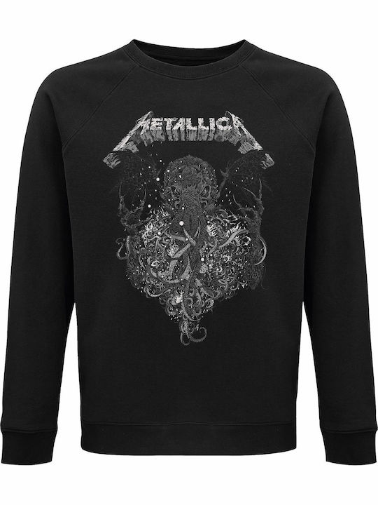 Sweatshirt Organic Unisex " Metallica Call Ktulu " Black