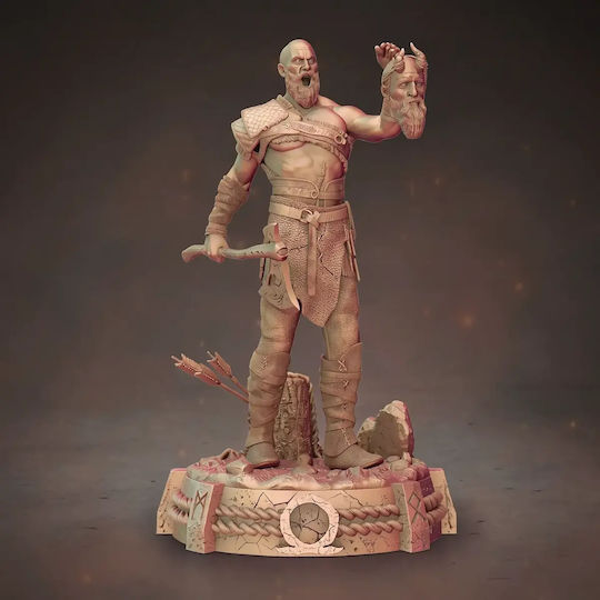 Kratos Figur V2 Aus Gott des Krieges 3D Gedruckt 43 cm 1:4