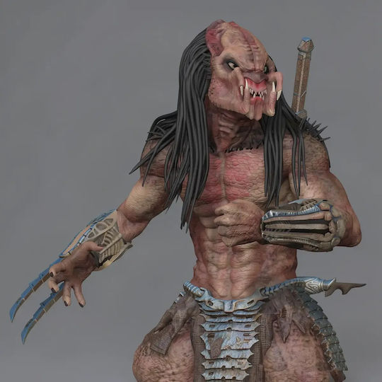 Φιγούρα Predator From Prey 2022 3d Εκτυπωμένη-15 2 Cm 1:12