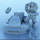 Super Mario Back To Future 3D Printed Figure 11.4 Cm 1:16