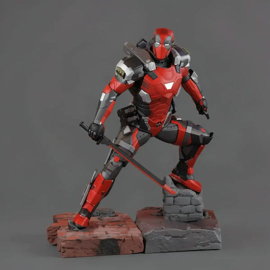 Figure Armorized Deadpool 3D Printing Figurine 3D Printed 7 6 Cm 1:24