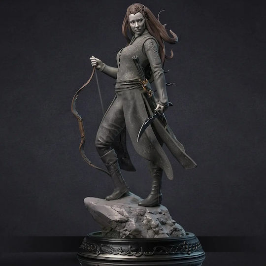 Figure Tauriel Evangeline Lilly 3D Model From Hobbit 3D Printed 15 2 Cm 1:12
