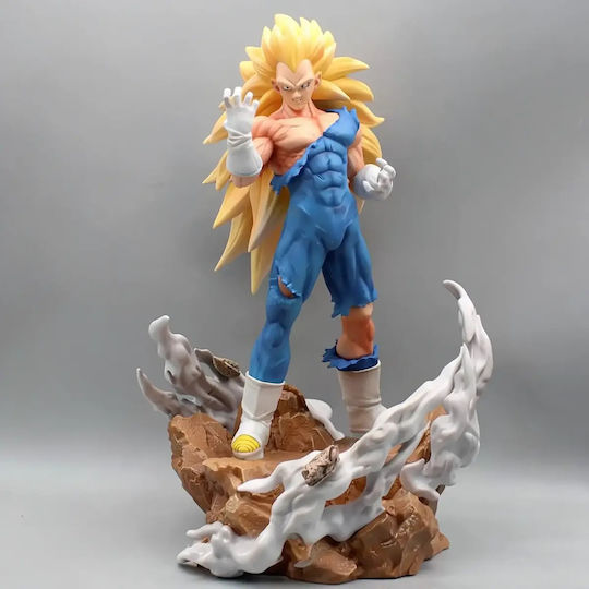 Figurină Vegeta Ssj3 Stând V2 Dragon Ball 3d Tipărită 11 4 Cm 1:16