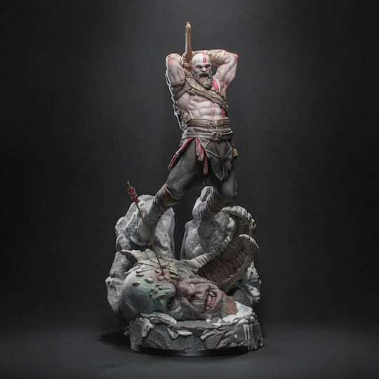 Φιγούρα Kratos His Axe God War 3d Εκτυπωμένη-11 4 Cm 1:16