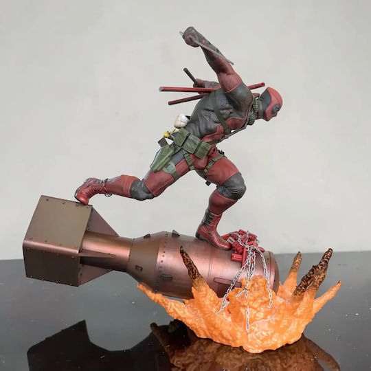 Φιγούρα Deadpool Boom Digital 3d Εκτυπωμένη-11 4 Cm 1:16