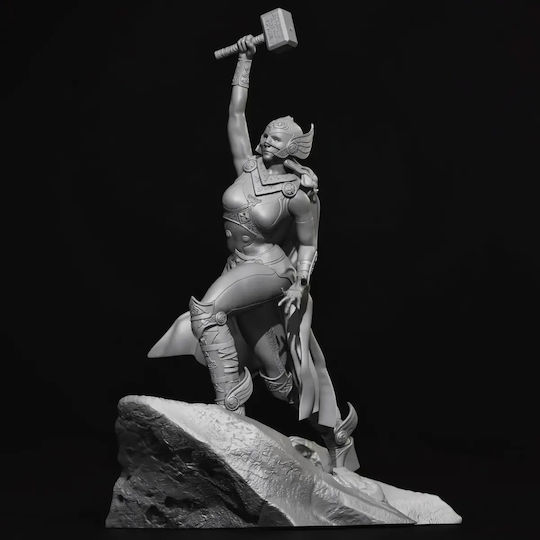 Фигура Lady Thor Jane Foster 3d Модел V2 3d Принтирана 7 6 См 1:24