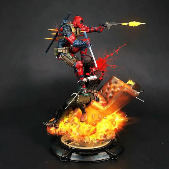 Φιγούρα Deadpool From Marvel 3d Εκτυπωμένη-11 4 Cm 1:16