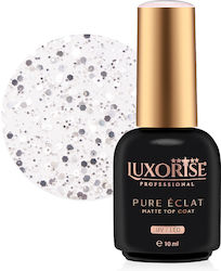 Top Coat Luxorise Pure Radiance Mat Argintiu 10ml