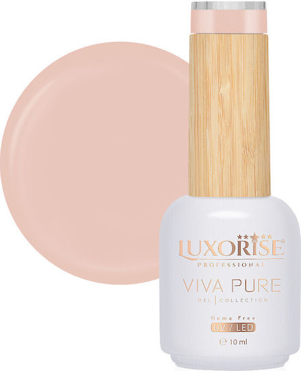 Ojă Pentru Unghii Cu Gel Hema Free Semi-Permanent Viva Pure Luxorise Soft Cashmere 10ml