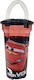 Gim Kinder Trinkflasche mit Stroh