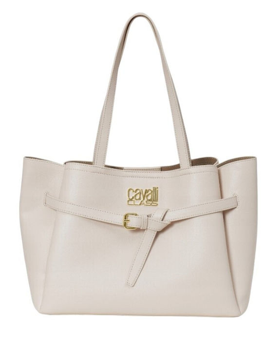 Women's Shoulder Shopper Bag Beige