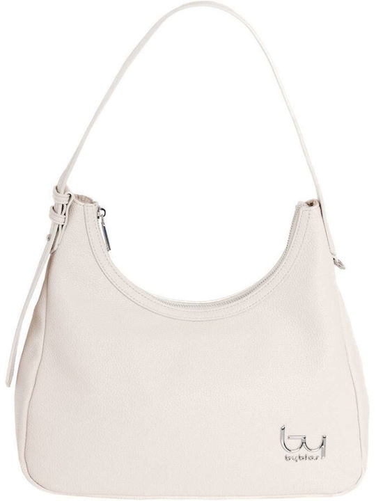 Byblos Women's Shoulder Bag Ecru