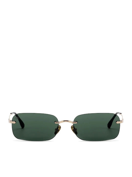 Red Raven Ragnar Unisex Sunglasses with Green F...