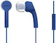 Koss 192360 In-ear Handsfree Ακουστικά με Βύσμα 3.5mm Μπλε