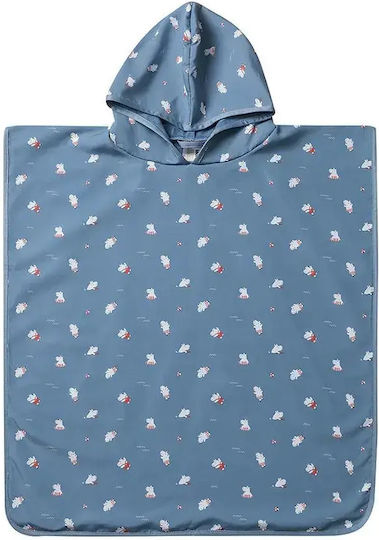 Monnëka Beach Poncho UV Protection 1-3 Years Hippos