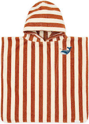 Little Dutch Παιδικό Πόντσο Ocean World Brown Stripe One Size Little Dutch Παιδικό Πόντσο Ocean World Brown Stripe One Size