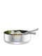 Relaxdays Bol Pentru Salate Cu Linguri Inox Argintiu 3 Bucăți