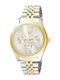 Loisir Speedway Womens Watch 42mm Battery with Silver Metal Bracelet
