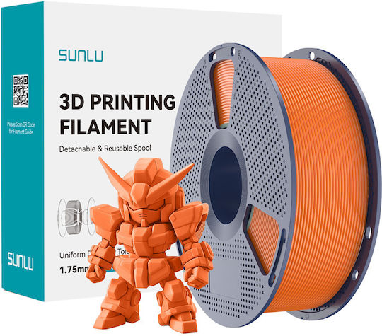 Sunlu Filament Pentru Imprimante 3D PLA+ 2.0 Portocaliu