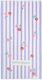 Little Dutch Beach Towel Cotton Purple 60x120cm