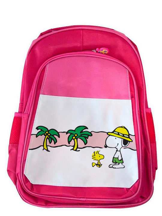 Kinder Schulranzen Snoopy Rosa 41x30x15cm