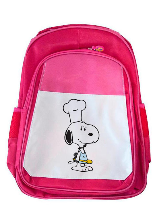 Kinder Schulranzen Snoopy Rosa 41x30x15cm