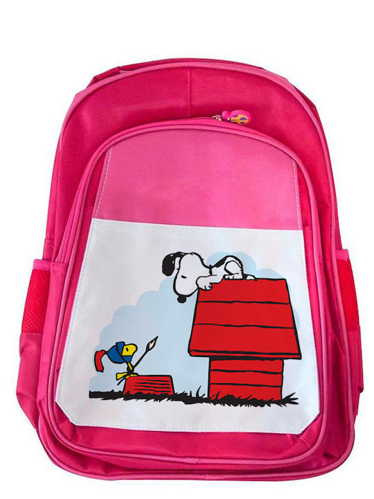 Kinder Schulranzen Snoopy Rosa 41x30x15cm
