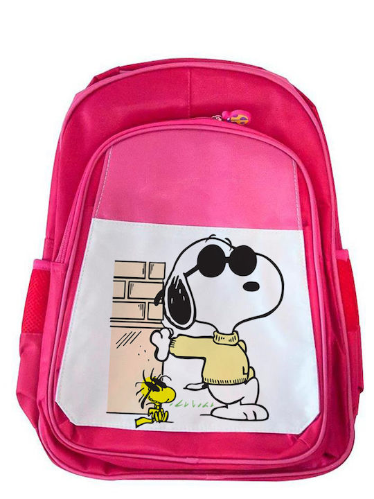 Kinder Schulranzen Snoopy Rosa 41x30x15cm