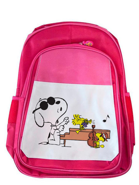 Kinder Schulranzen Snoopy Rosa 41x30x15cm