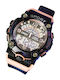 Digital Men's Watch 40mm Battery with Orange Metal Bracelet