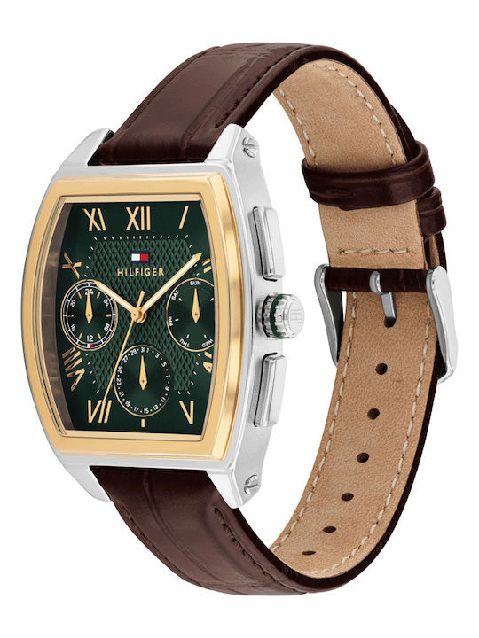 Tommy Hilfiger Square Мъжки Часовник 18mm На Ба...