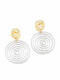 Charmy Gold Plated Steel Dangle Earrings
