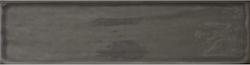 Πλακάκι Flow Dark Grey 10x40cm Σκούρο Γκρι Γυαλιστερό