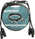 Accu-Cable Cable XLR male - Μαύρο 1.5m