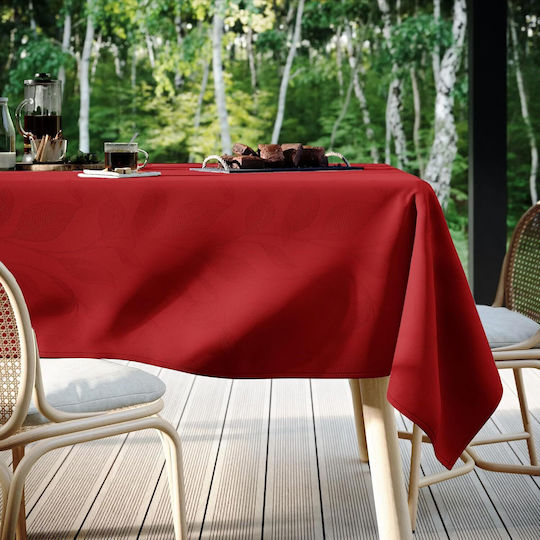 Filumi Tischdecke Fleckabweisend Rot 130x180cm