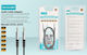 Kouvolsen 3.5mm Jack Cable Male to Male Black 1.5m