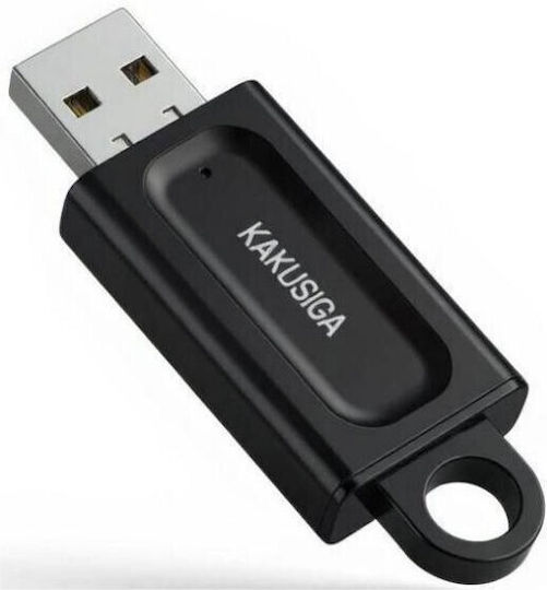 Kakusiga Ksc-1425 Bluetooth 5.3 Usb Receiver Μαύρο Μαύρο