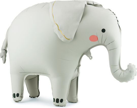 Geburtstags Luftballon Folie Jumbo Grau Stehend 91cm