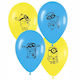 Μπαλόνι Latex Τυπωμένο Minions 12″ Συσκ 6 Τμχ