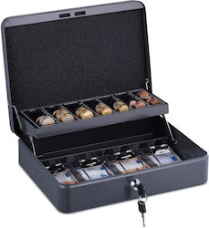Money Box Coins Banknotes Relaxdays 8.5 X 30.5 X 24.5 Cm Silver Money Box Coins Banknotes Relaxdays 8.5 X 30.5 X 24.5 Cm Silver
