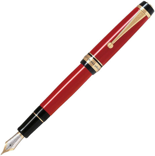 Pilot Custom Писалка Double Broad Червена с Червено Мастило
