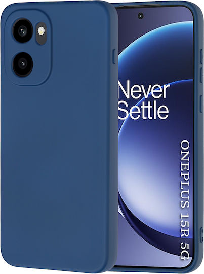 Techsuit Softflex Rückseitencover aus Silikon Marineblau für OnePlus 15R