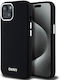 DKNY Rückseitencover Kunststoff / Silikon Schwarz für iPhone 14