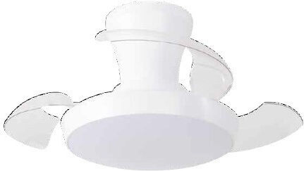 Inlight Clark Deckenventilator 132cm mit Leuchte Weiß